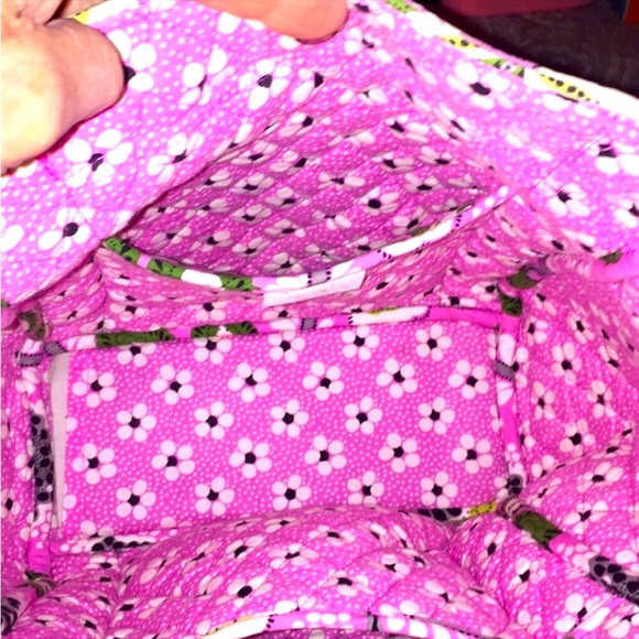 Vera Bradley “Priscilla Pink” Campus Shoulder bag w/Wallet - Picture 4 of 14